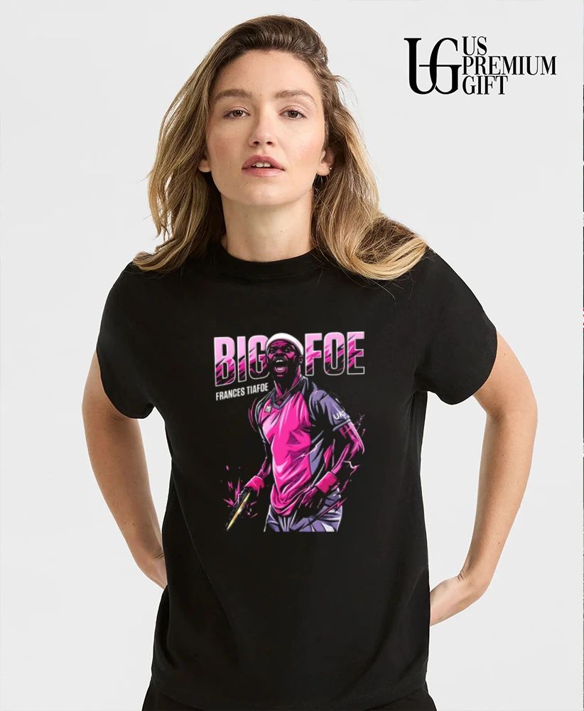 Frances Tiafoe Big Foe Tennis scream shirt