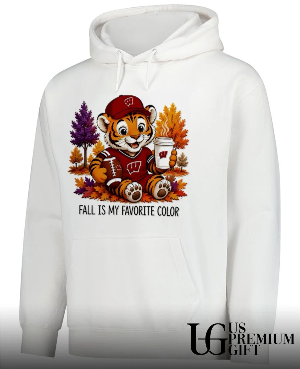 Wisconsin Badgers Tiger Fall Is My Favorite Color 2026 shirt