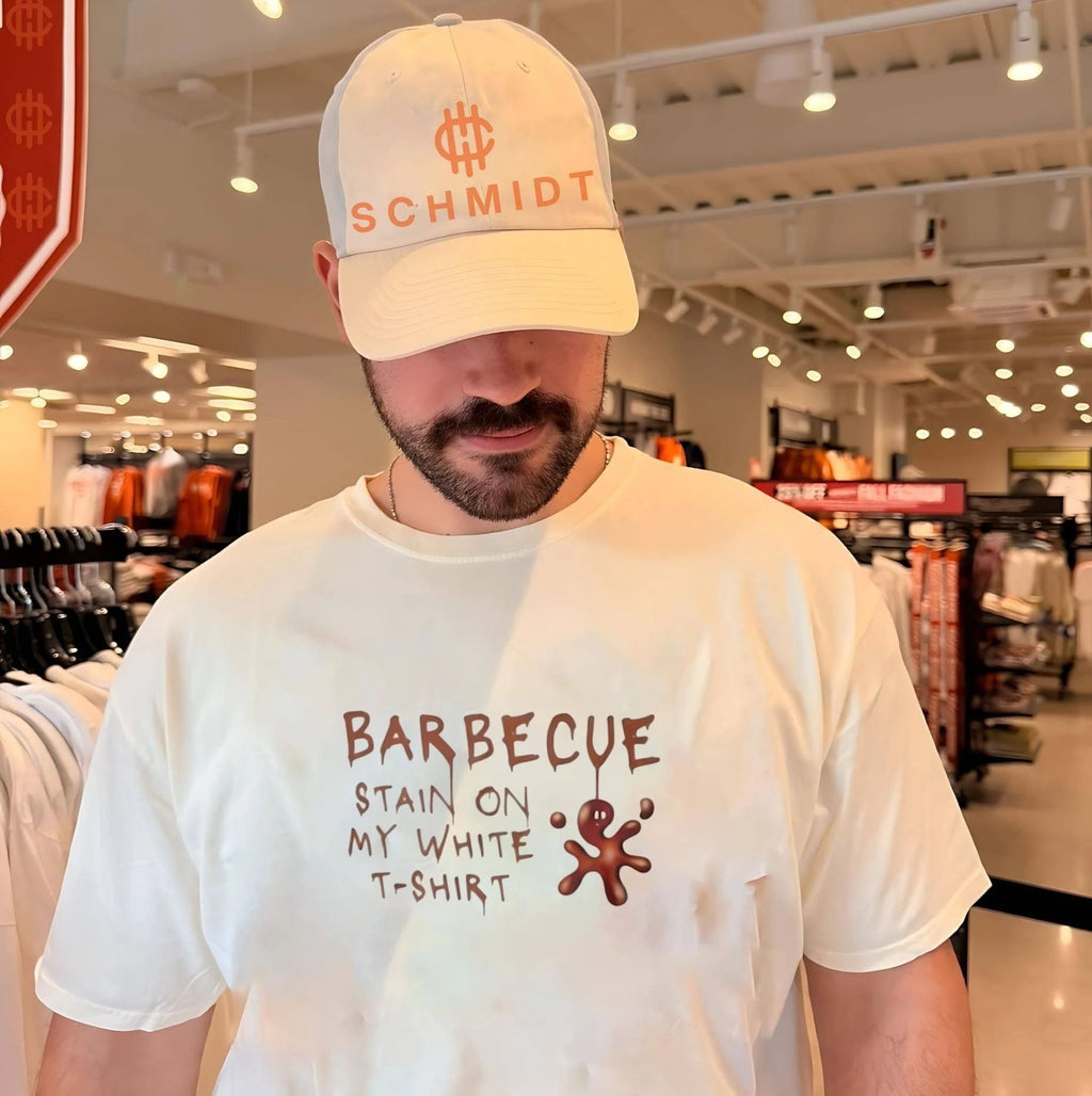 Tim Mcgraw Song Lyrics Classic Country Bbq Stain On White shirt