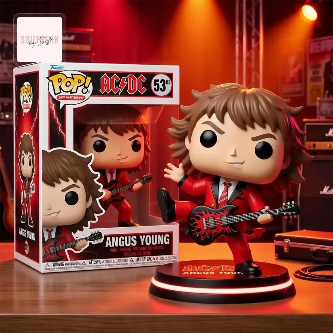 AC/DC Angus Young 53rd Anniversary Pop Figure Doll