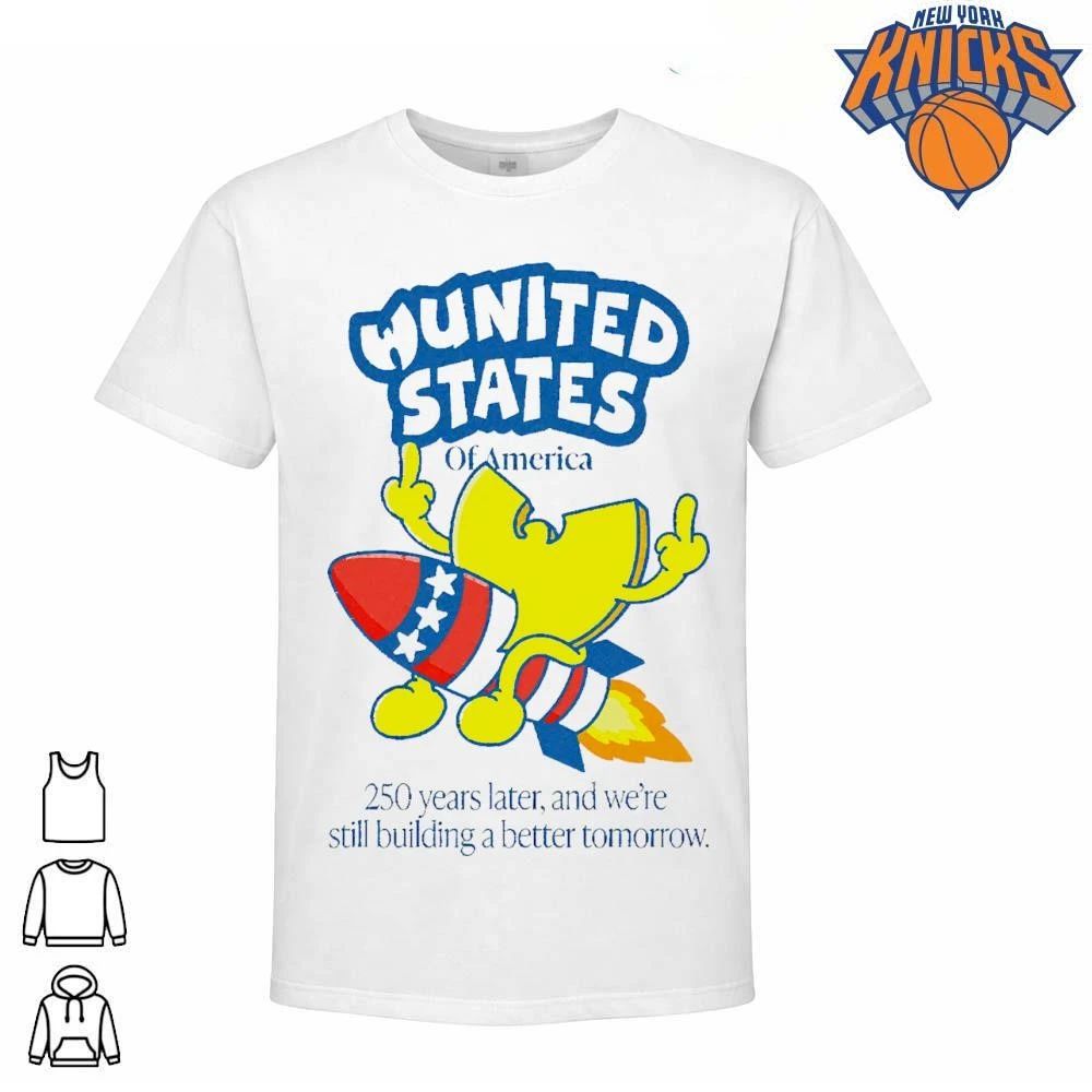 Wu Tang Clan United States Of America 250 Years Later Building A Better Tomorrow Rocket Graphic Shirt