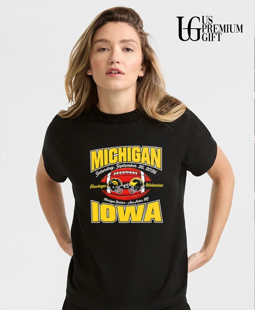 Michigan Wolverines vs Iowa Hawkeyes Sep 2026 shirt