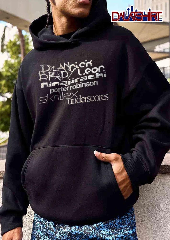 Music producer names list typography shirt