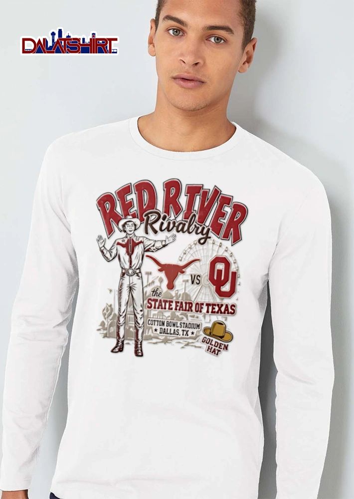 University Of Oklahoma University Of Texas Bowe Bentley Matthew Golden Red River Rivalry shirt