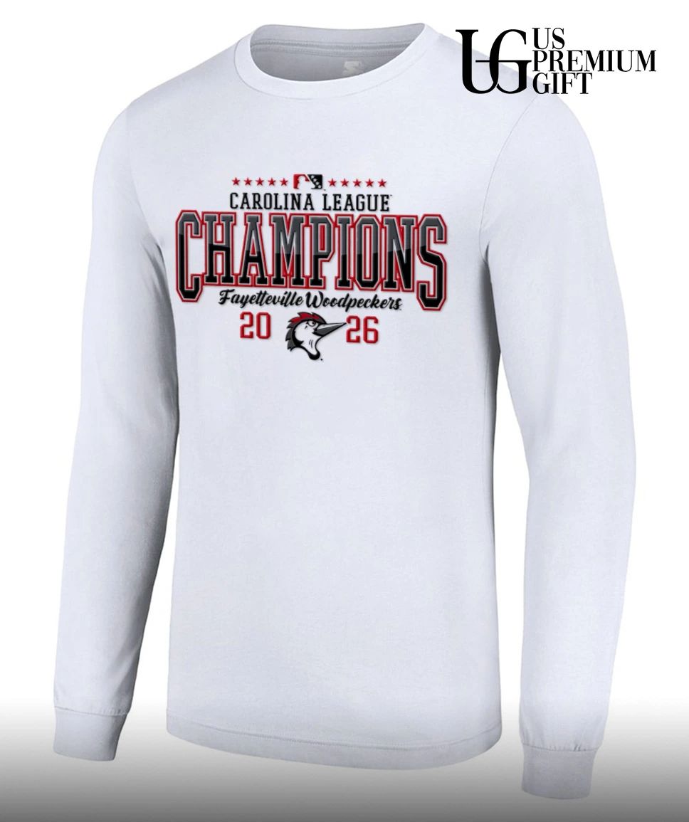 Fayetteville Woodpeckers 2026 Carolina League Championship shirt