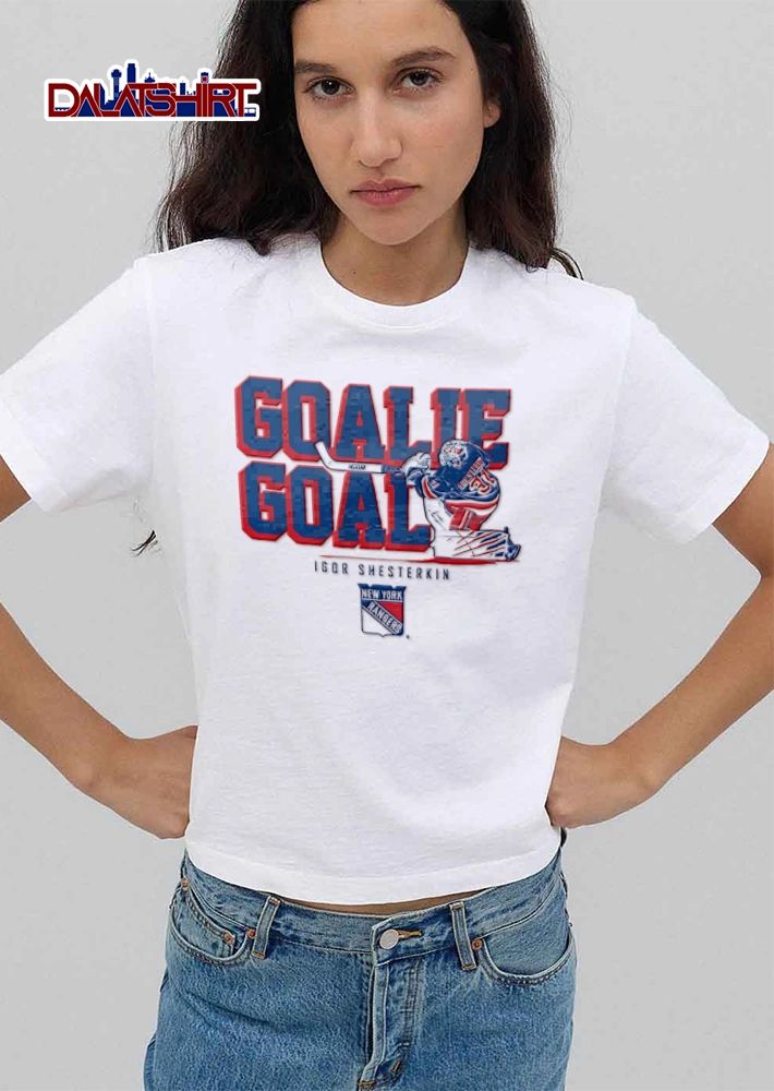 New York Rangers Igor Shesterkin Goalie Goal 31 hockey shirt