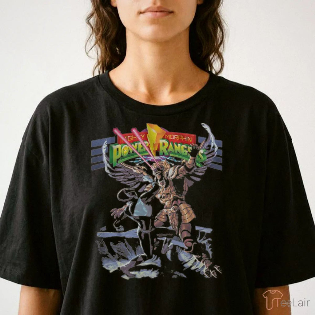 Mammoth Battle Mighty Morphin Power Rangers T-Shirt