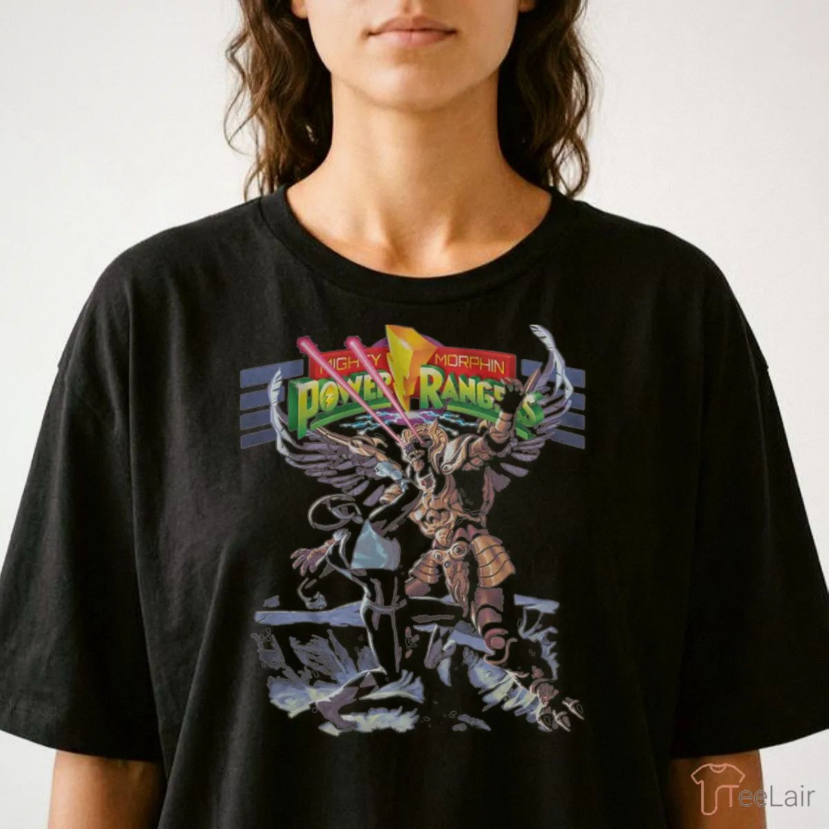 Mammoth Battle Mighty Morphin Power Rangers T-Shirt