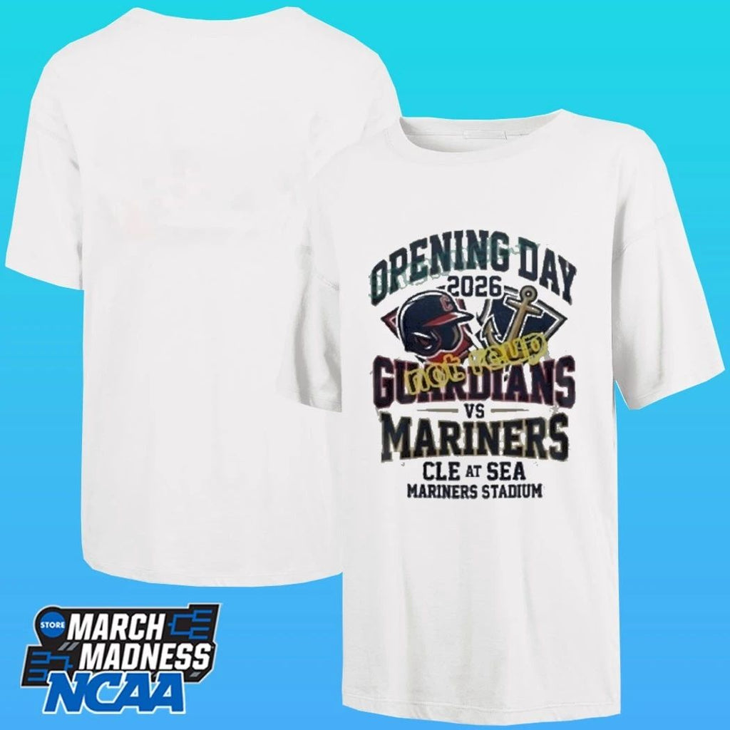 Guardians Vs Mariners Cle At Sea Mariners Stadium Opening Day 2026 Sport Shirt
