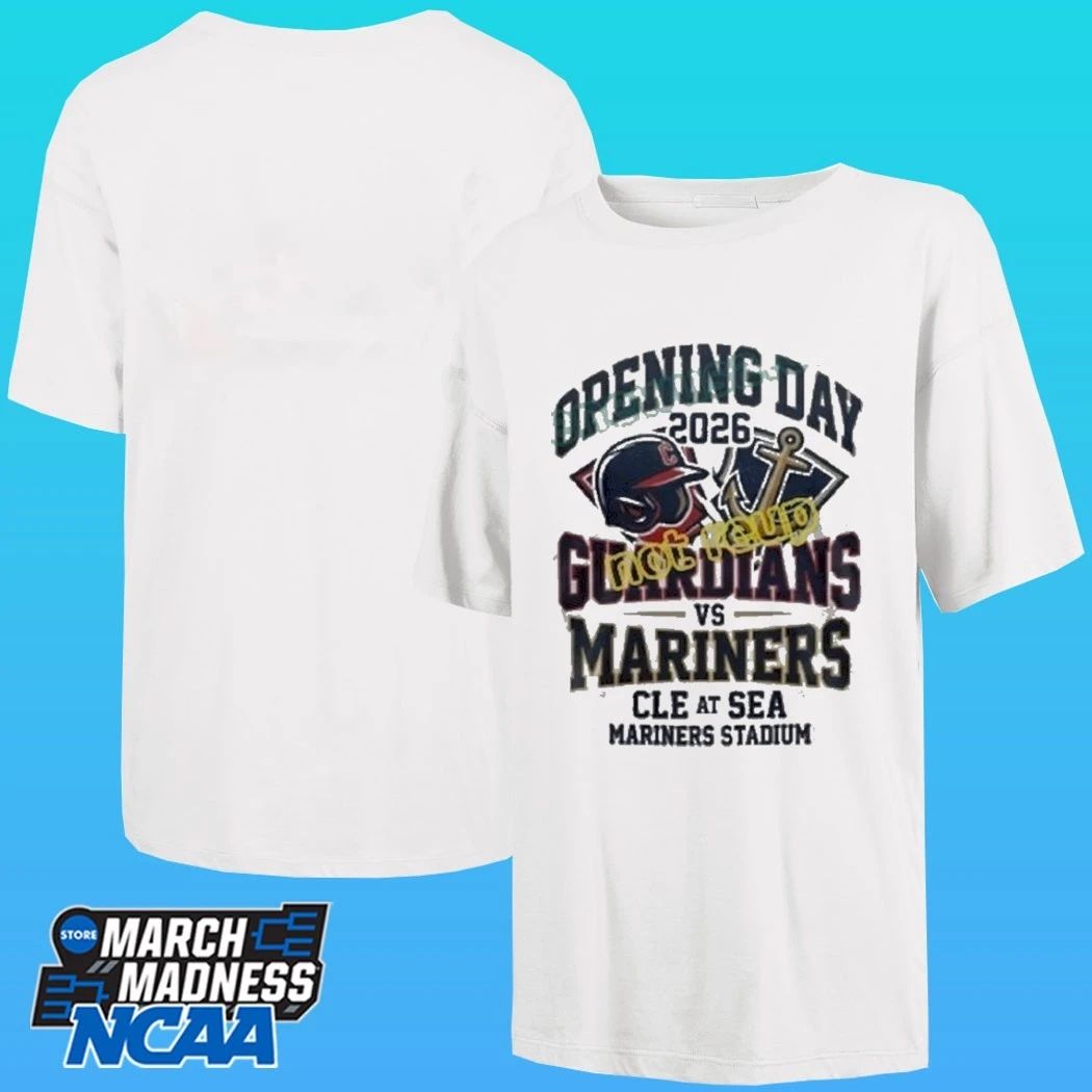 Guardians Vs Mariners Cle At Sea Mariners Stadium Opening Day 2026 Sport Shirt
