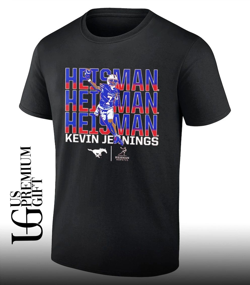 Kevin Jennings Heisman Hopeful SMU Mustangs Football signature 2026 shirt
