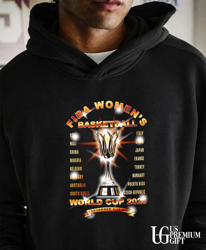 FIBA Women’s Basketball World Cup 2026 Champions trophy shirt