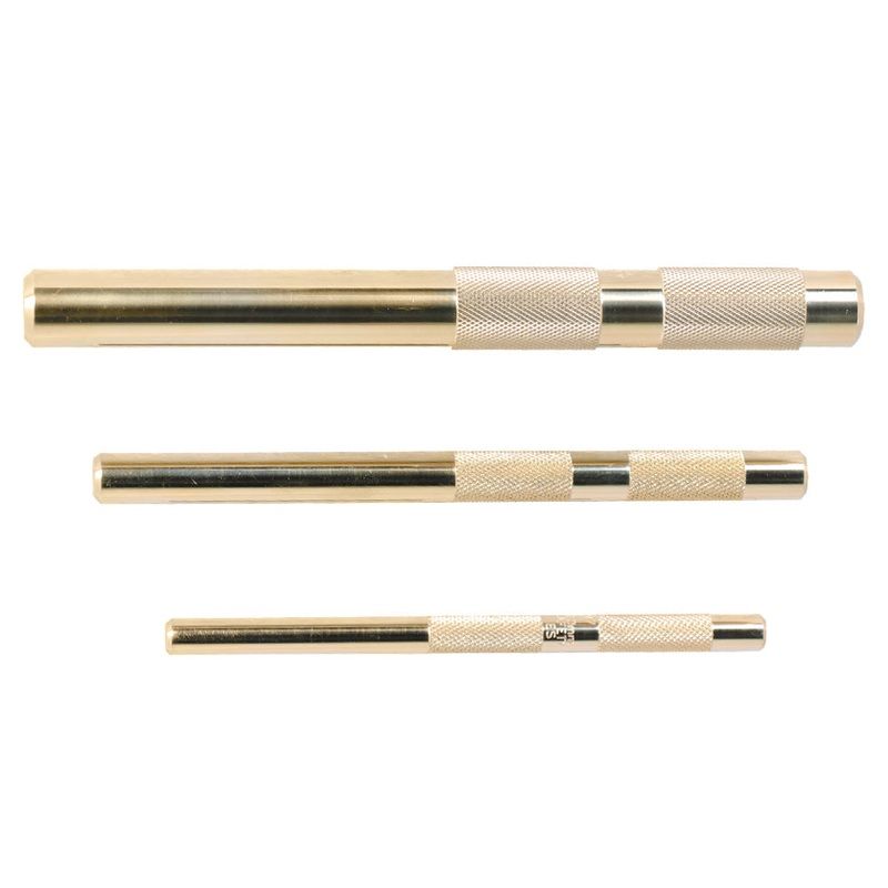 3 Pcs Brass Drift Punch Set 6″ 7″ 8″ Replace for 61360