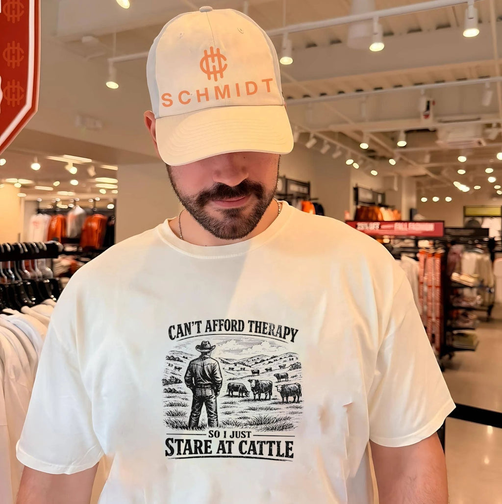 Cowboy Can’t Afford Therapy So I Just Stare at Cattle Vintage shirt