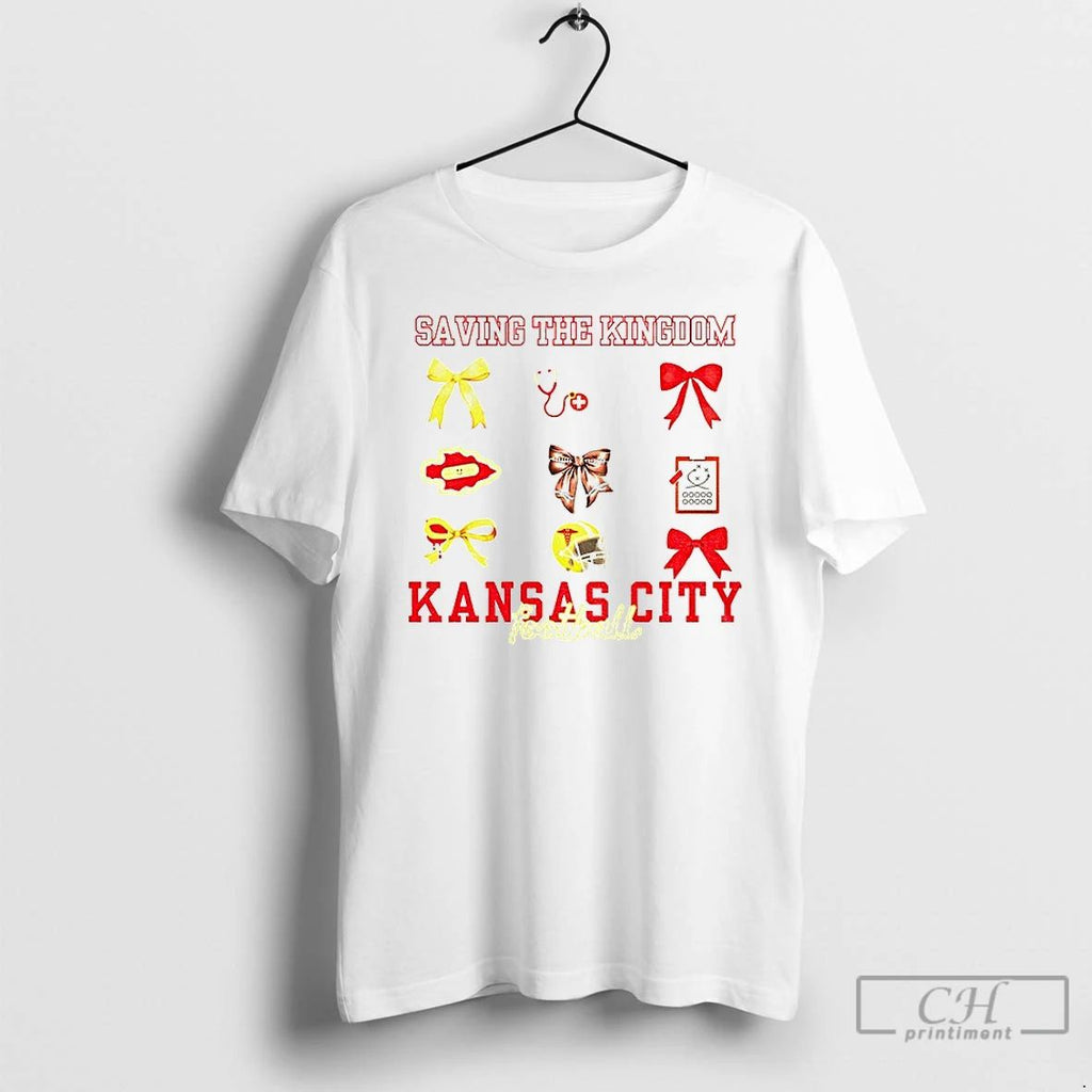 Saving The Kingdom Kansas City Chiefs Football Game Day T Shirts