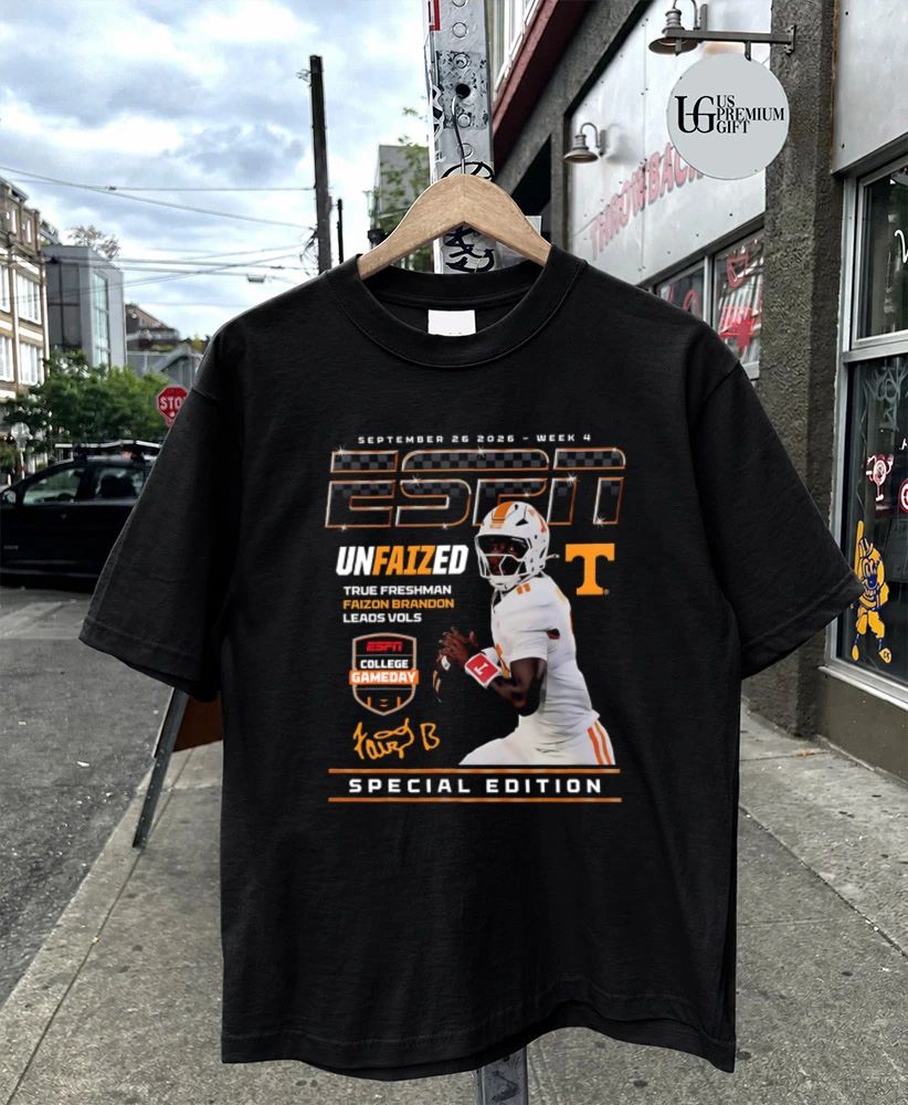 Faizon Brandon Tennessee Volunteers NCAA Unfaized True Freshman Faizon Brandon Leads Vols 2026 shirt