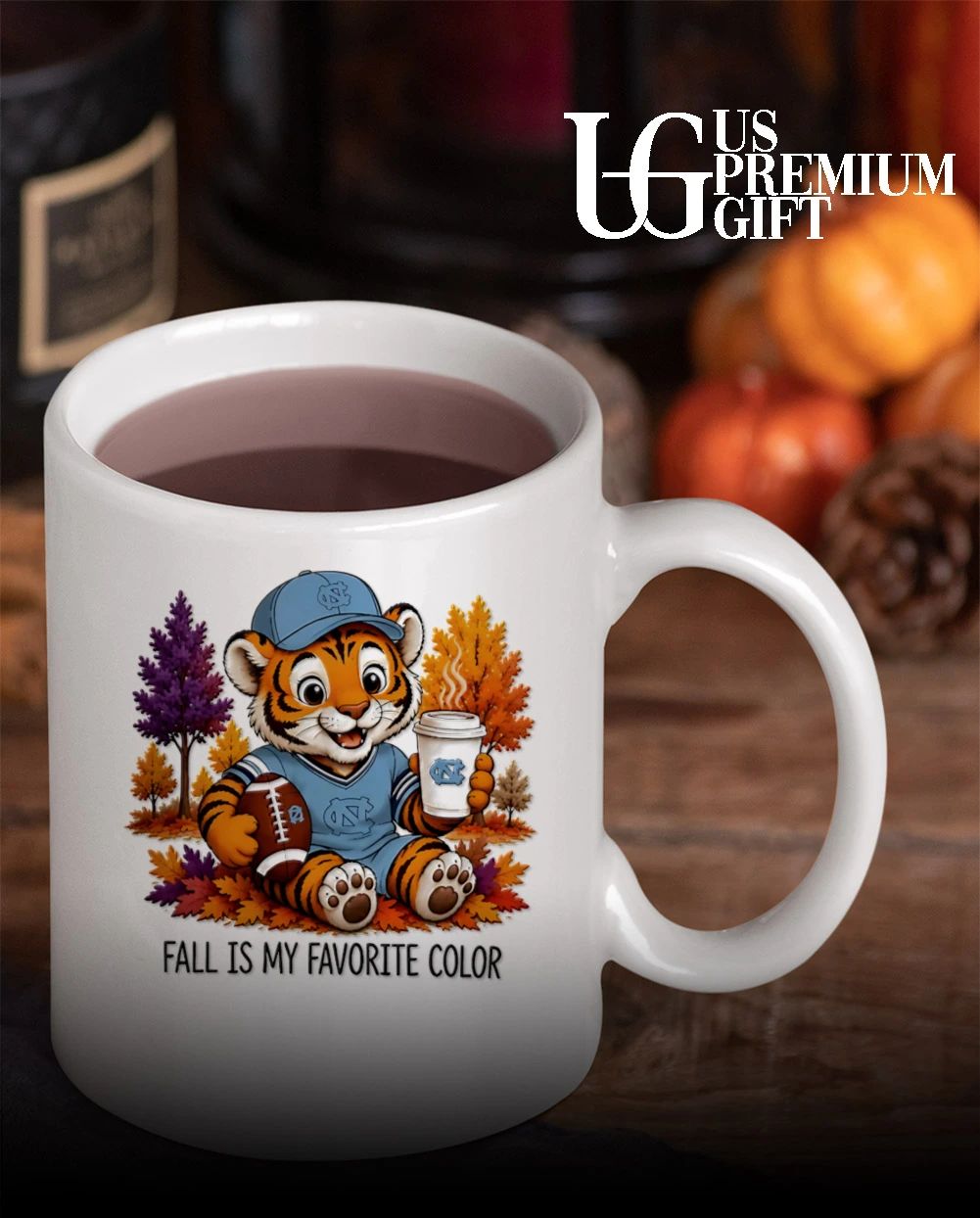 North Carolina Tar Heels Tiger Fall Is My Favorite Color College Football 2026 shirt