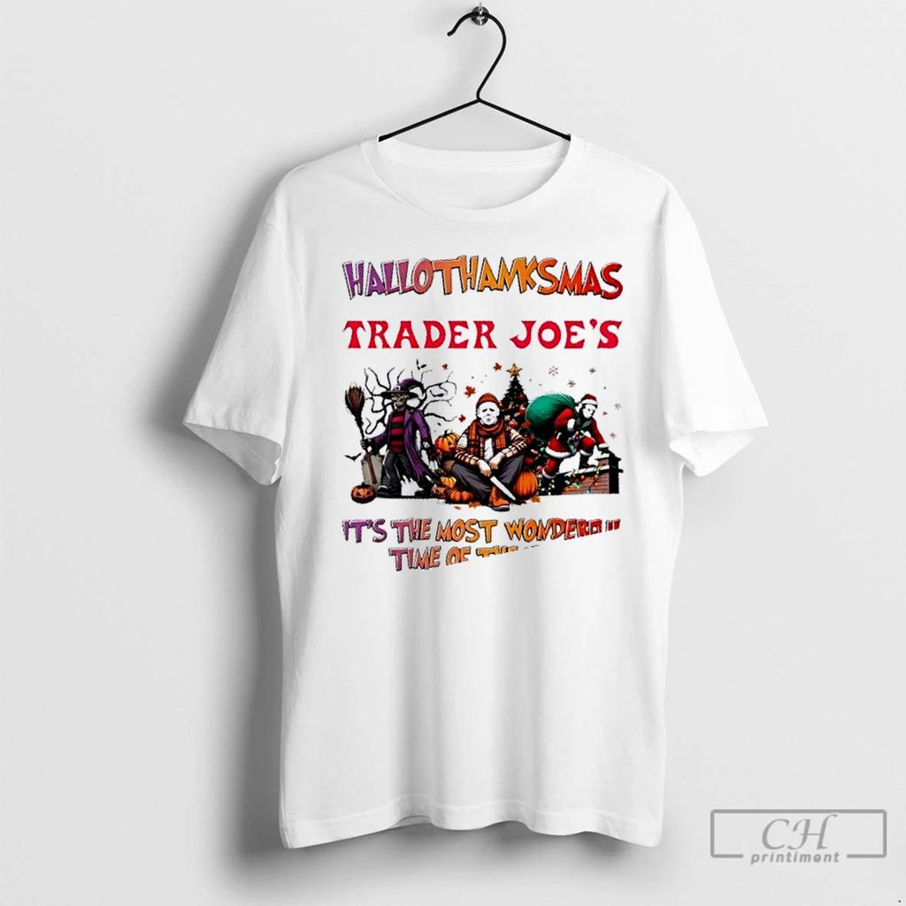 Premium Trader Joes X Horror Movies Happy Hallothanksmas Its The Most Wonderful Time Of The