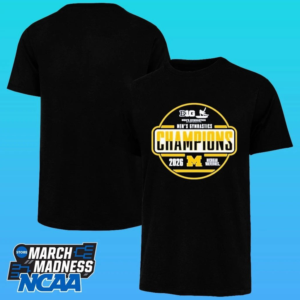 Michigan Wolverines 2026 Big Ten Men’s Gymnastics Champions Shirt
