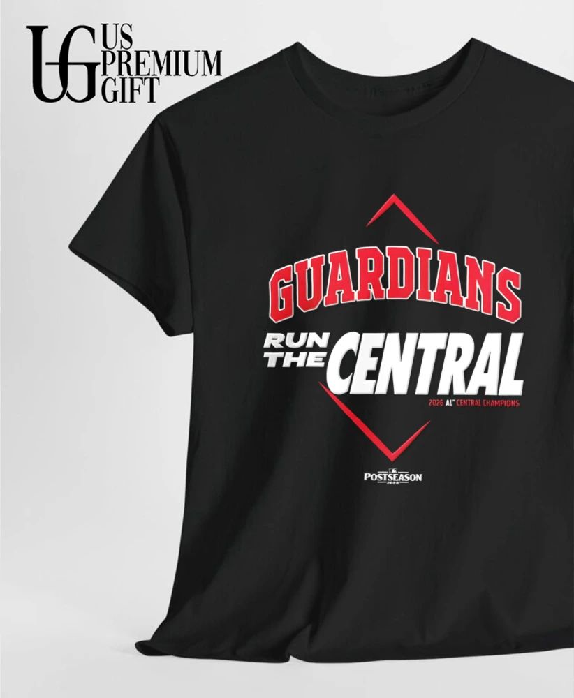 Run The Central Cleveland Guardians 2026 AL Central Division Champions shirt