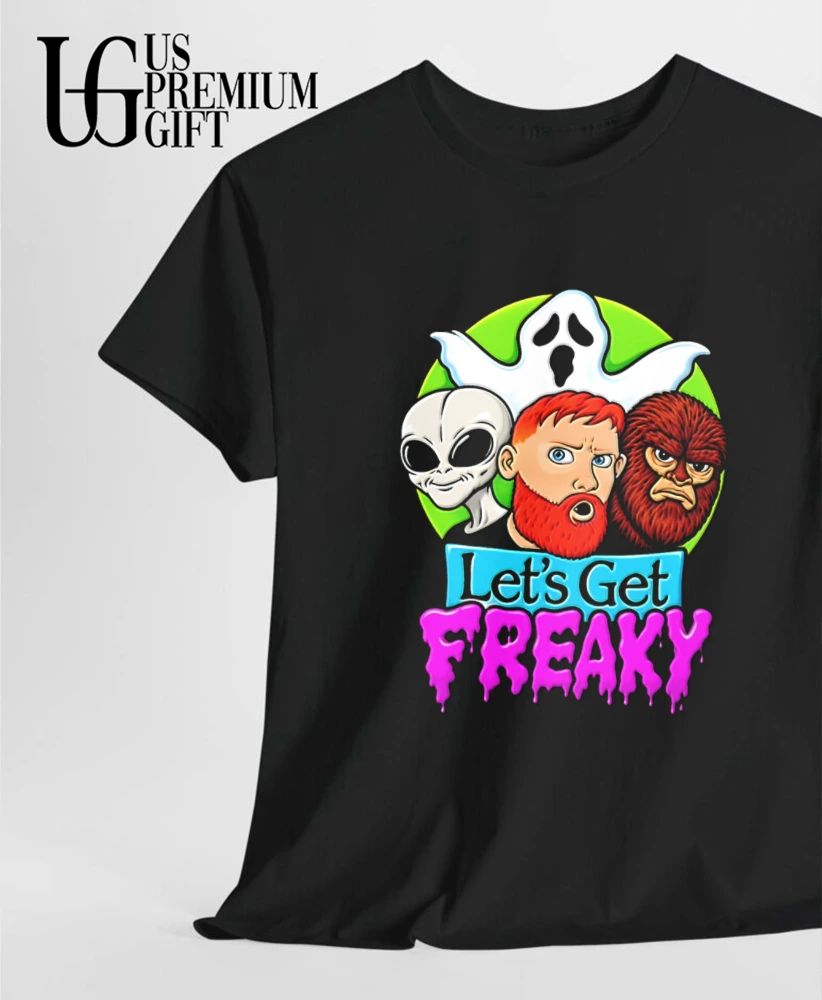 Let’s Get Freaky with Alien Ghost and Bigfoot shirt