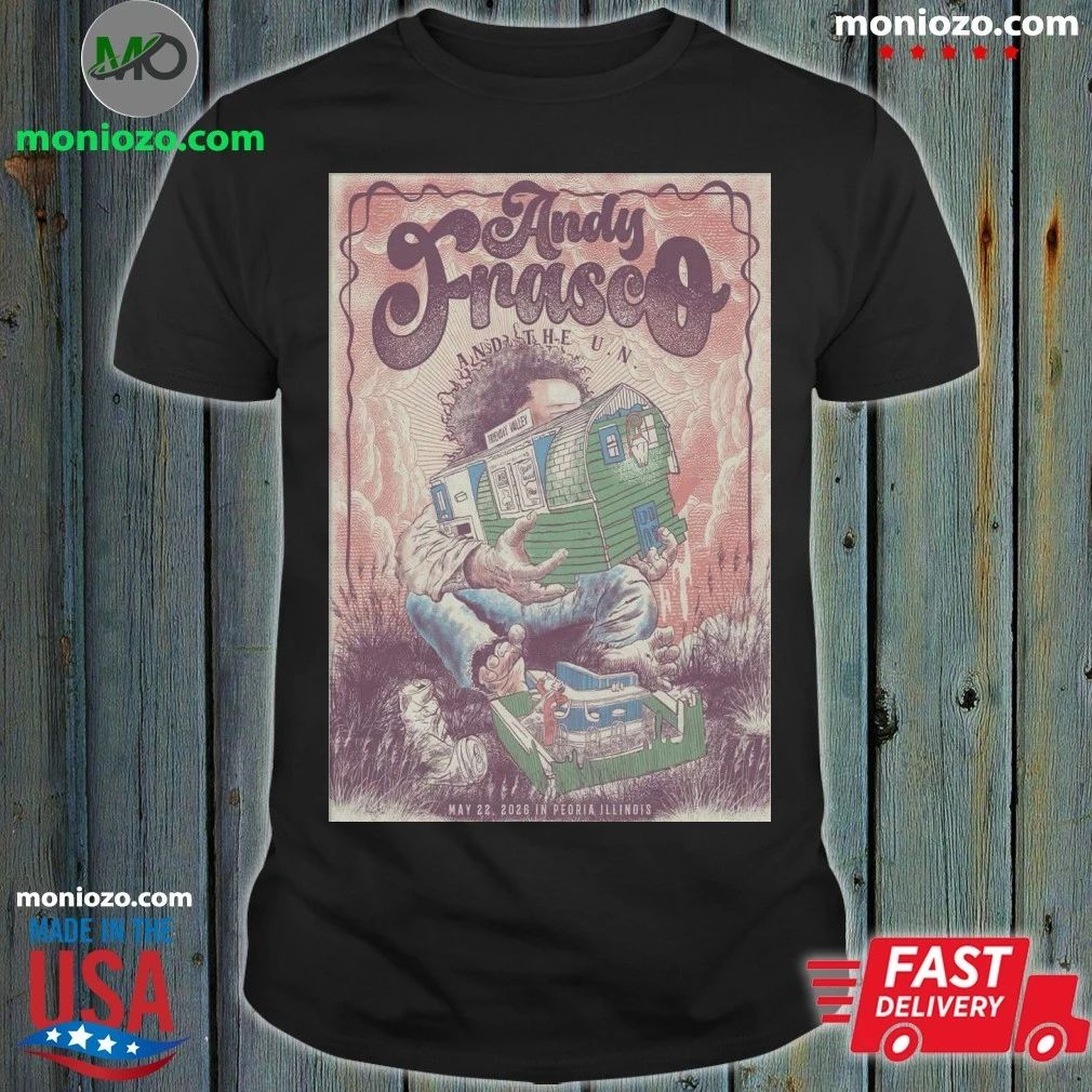 Andy Frasco and The U.N. Concert Tour in Peoria, Illinois 05.22.2026 Poster Shirt
