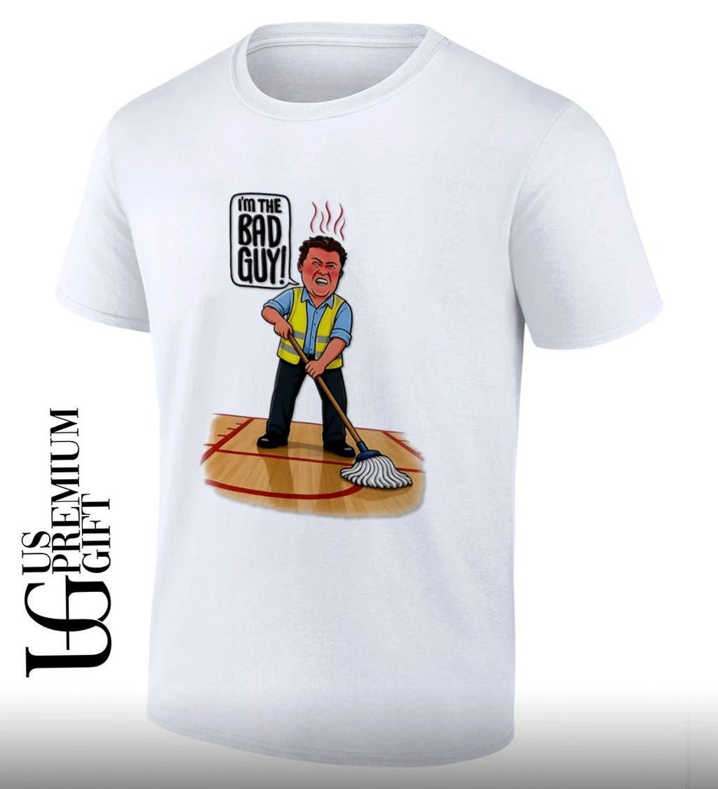 Rico Bosco man mopping I’m The Bad Guy shirt