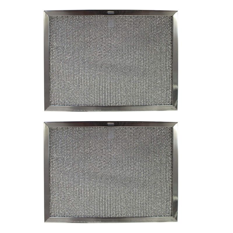 Broan 99010305D Compatible Replacement Aluminum Filters by Filter Everything – 11-3/4 x 14-1/4 x 3/8 (2-Pack)