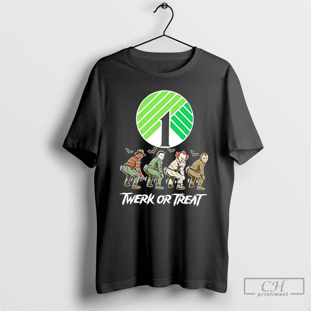 Horror Movies Dance X Dollar Tree Twerk Or Treat Happy Halloween T Shirts