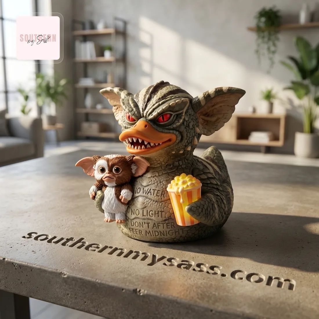 Gremlins Gizmo & Gremlin No Water, No Light, Don’t Feed After Midnight Rubber Duck