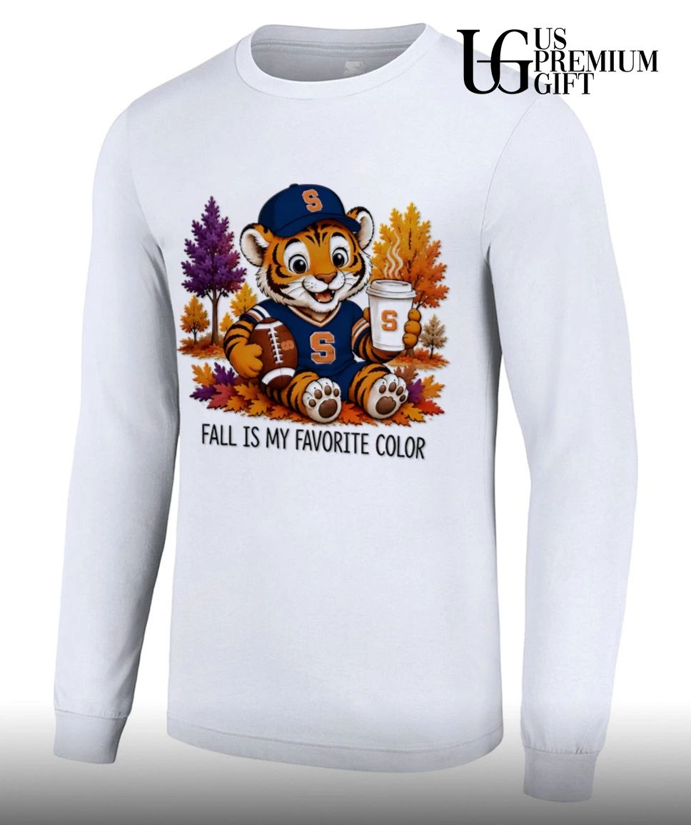 Syracuse Orange Tiger Fall Is My Favorite Color College Football 2026 shirt