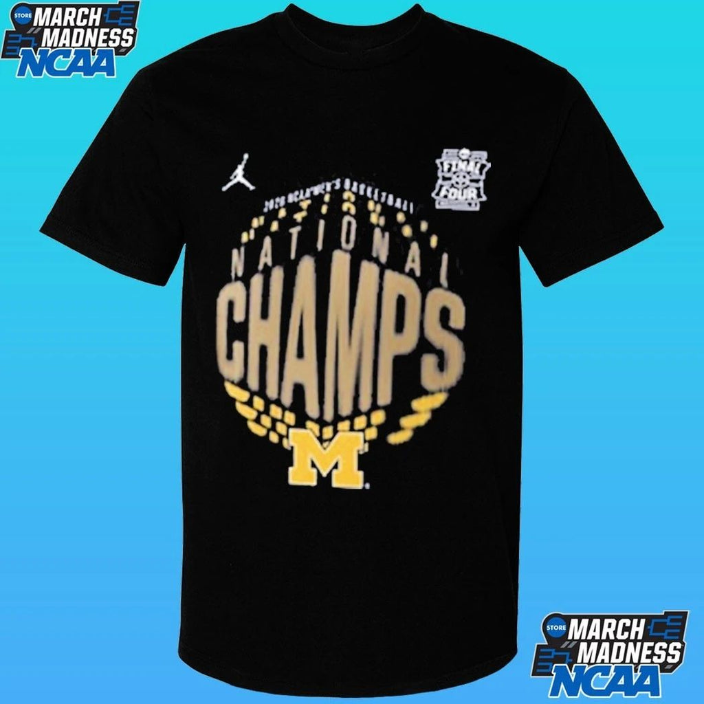 Michigan Wolverines Men’s Basketball National Champions Youth Locker Room Shirt