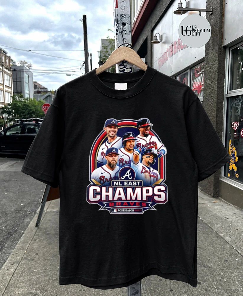 Atlanta Braves NL East Champions 2023 Postseason Baseball graphic shirt
