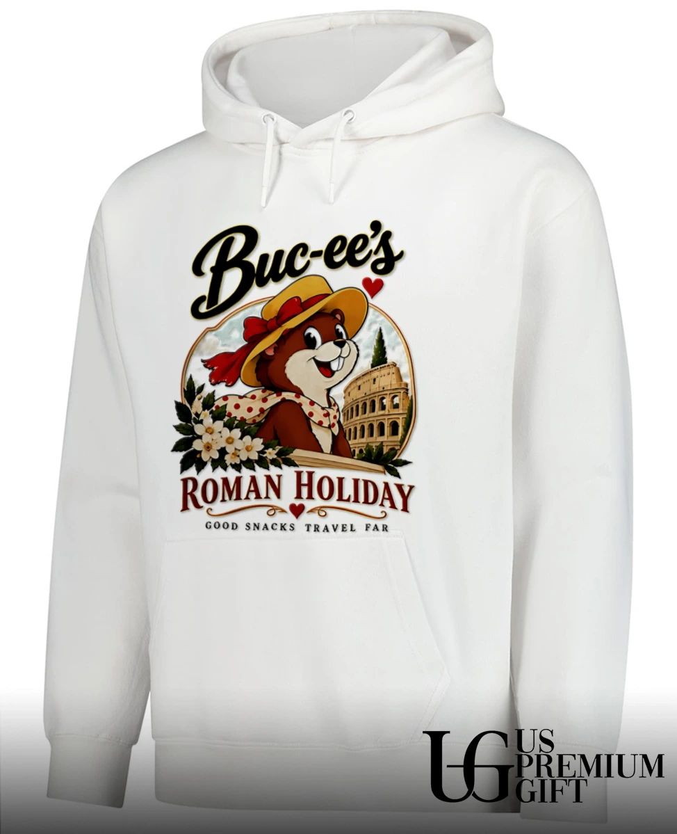 Buc-Ee’s Roman Holiday Good Snacks Travel Far shirt