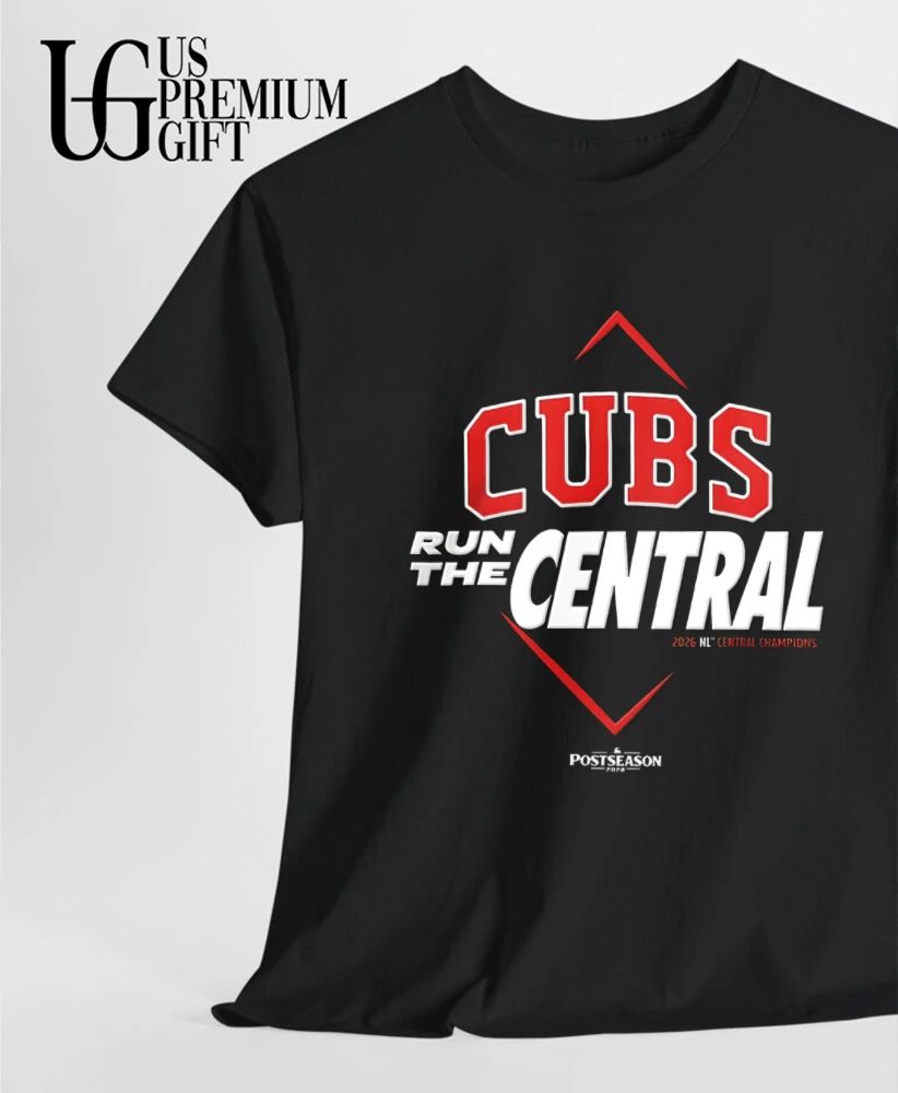 Run The Central Chicago Cubs 2026 NL Central Division Champions shirt