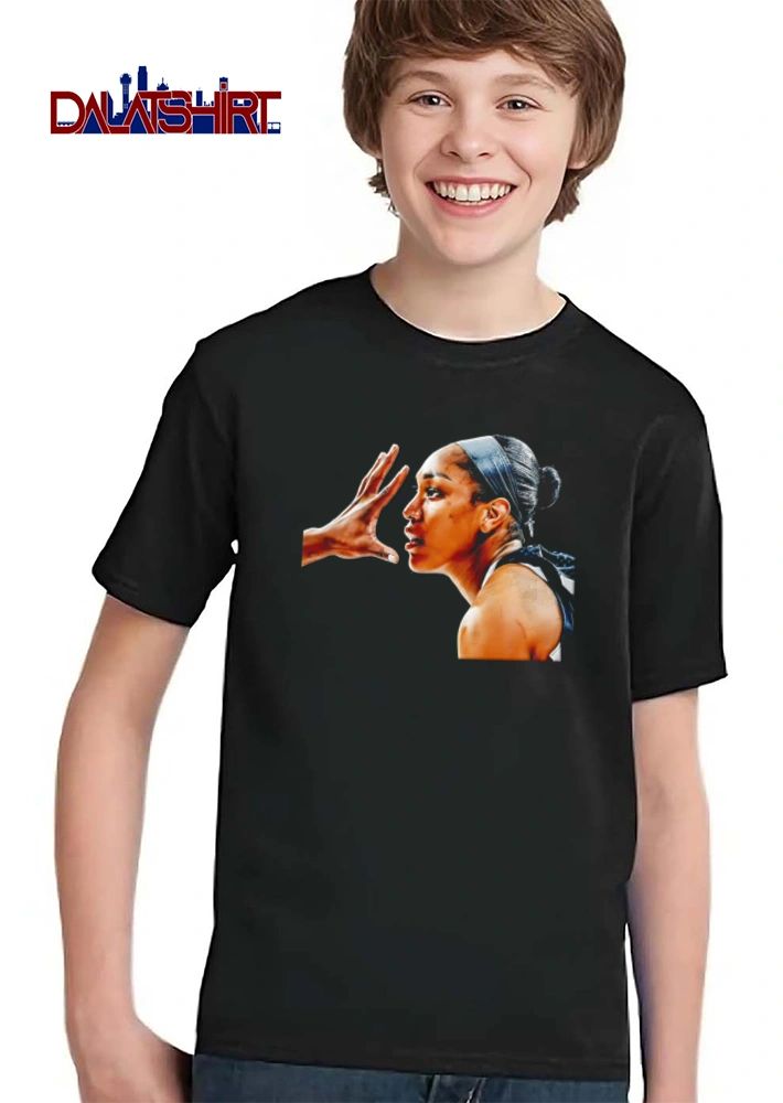 Pirates Kanu Aja Wilson woman profile hand reaching face shirt
