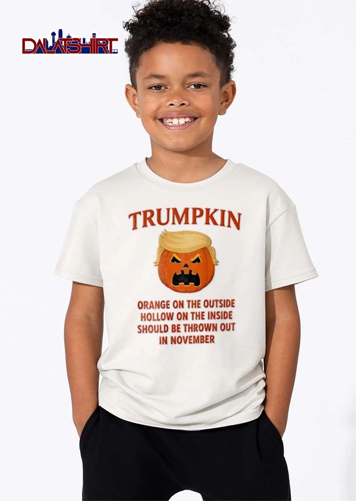 Trumpkin Orange On The Outside Hollow On The Inside Should Be Thrown Out In November shirt