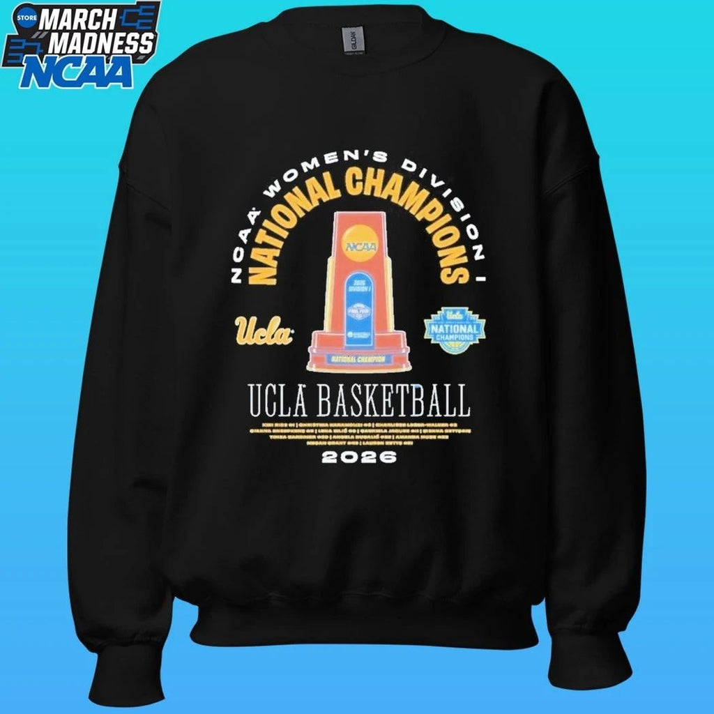 Ucla Bruins 2026 NCAA Women’s Basketball National Champions Legends Trophy Shirt