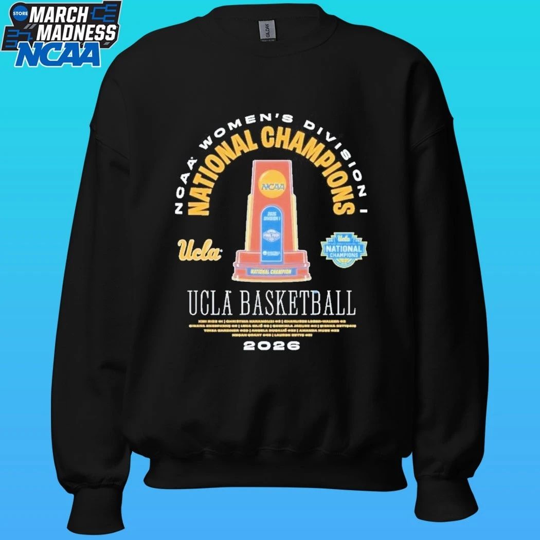 Ucla Bruins 2026 NCAA Women’s Basketball National Champions Legends Trophy Shirt