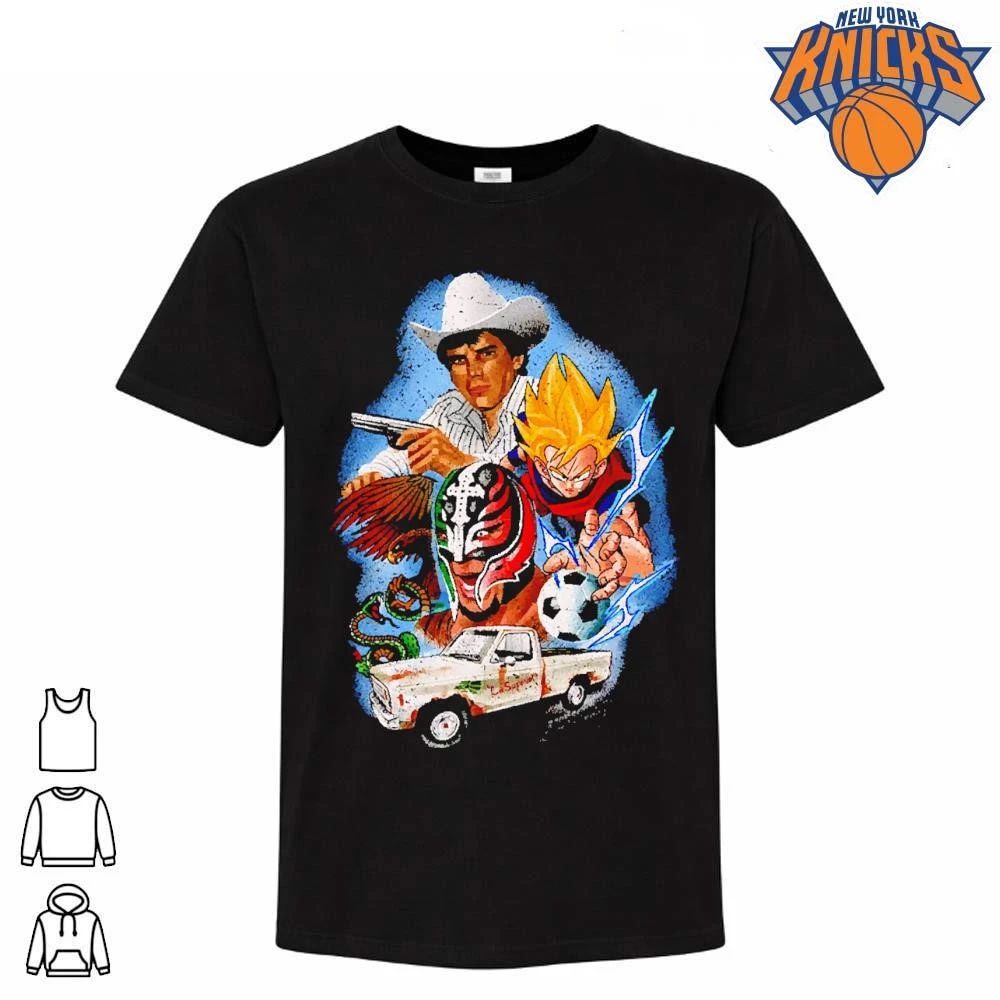 Vintage Mexican Bootleg Chalino Sanchez Rey Mysterio Anime Soccer Truck Eagle Aesthetic Shirt