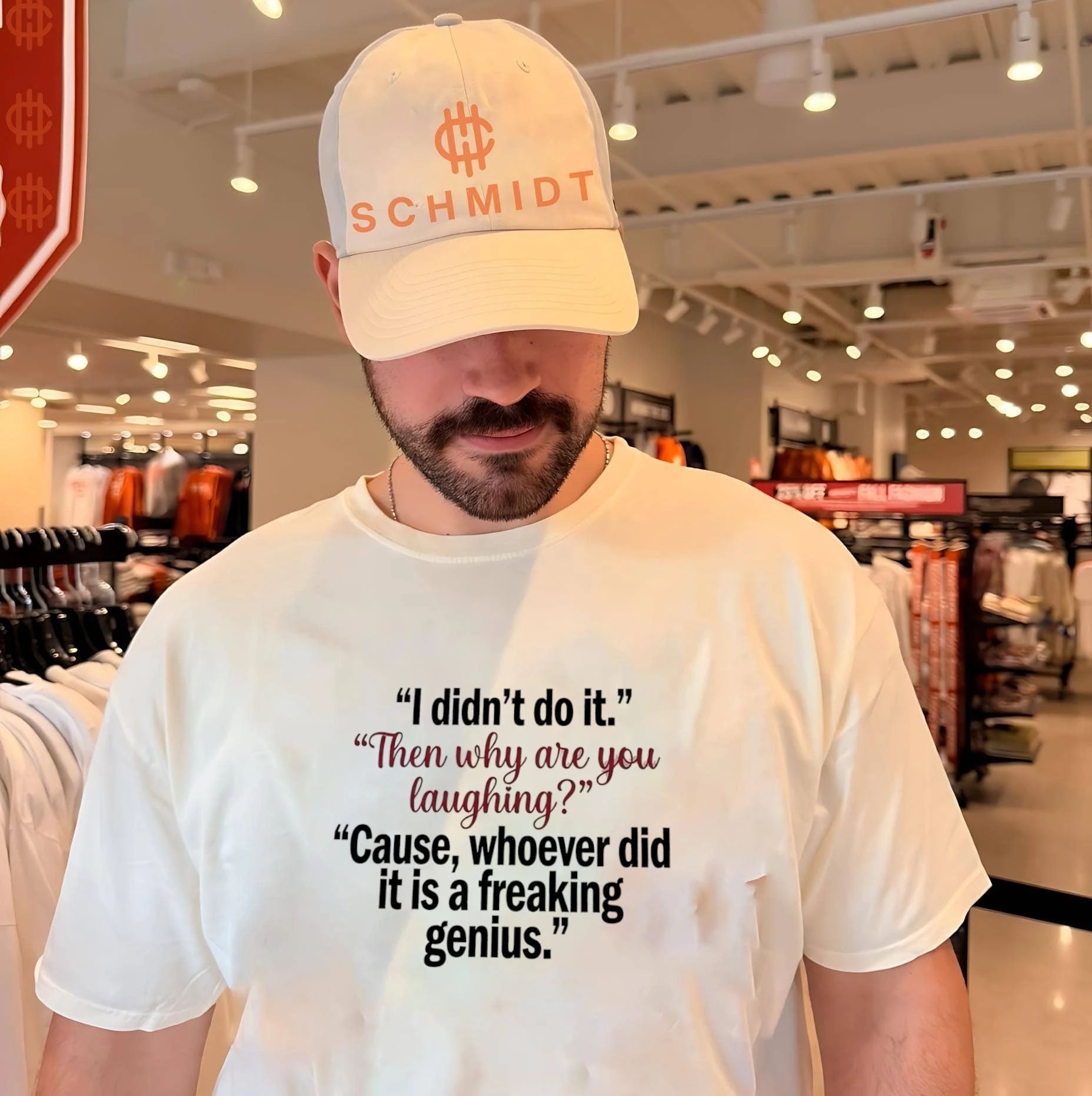 I didn’t do it then why are you laughing cause whoever did it is a freaking genius shirt