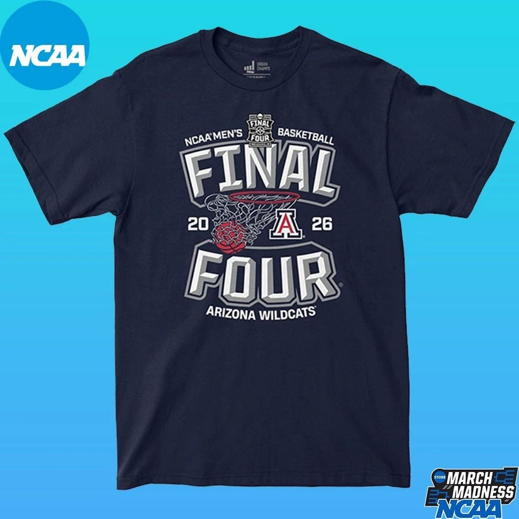 Arizona Wildcats 2026 NCAA Men’s Basketball Final Four Shirt