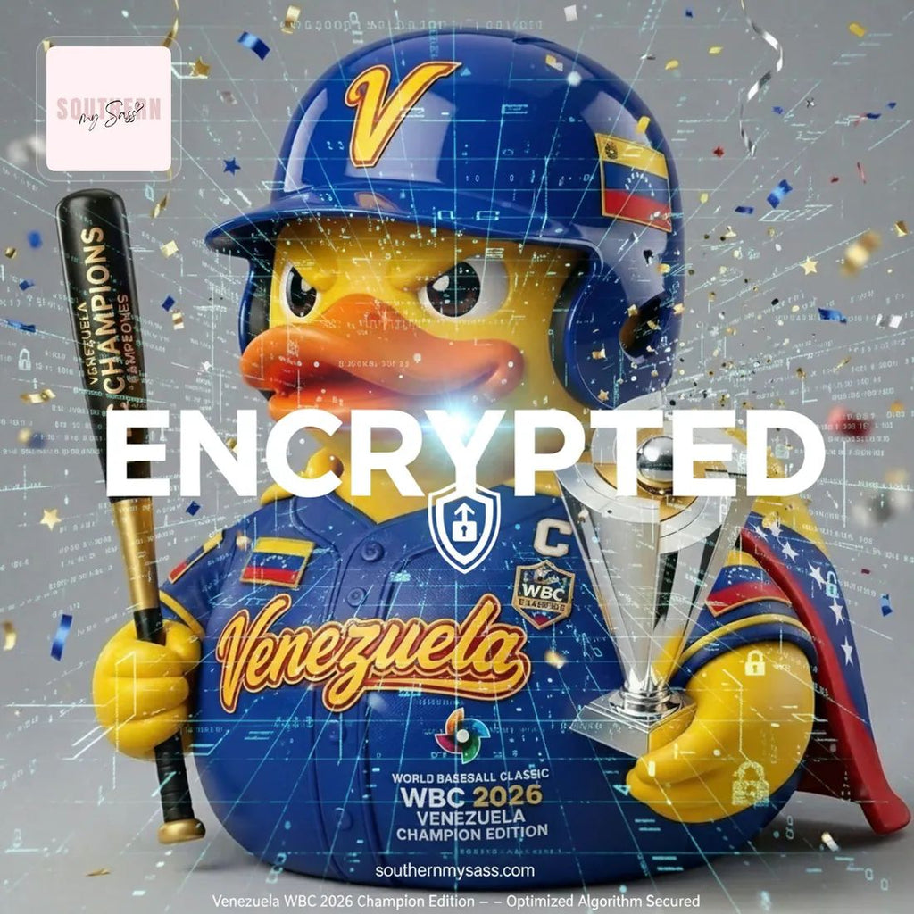 Venezuela WBC 2026 Champion Edition Rubber Duck
