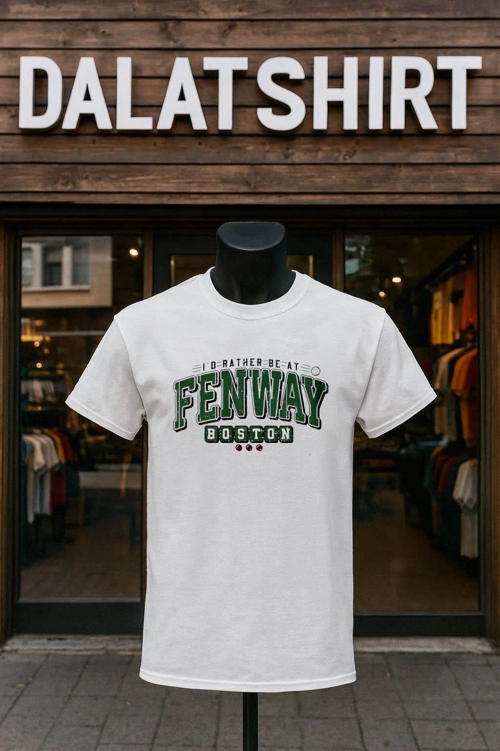 I’d rather be at fenway Boston shirt