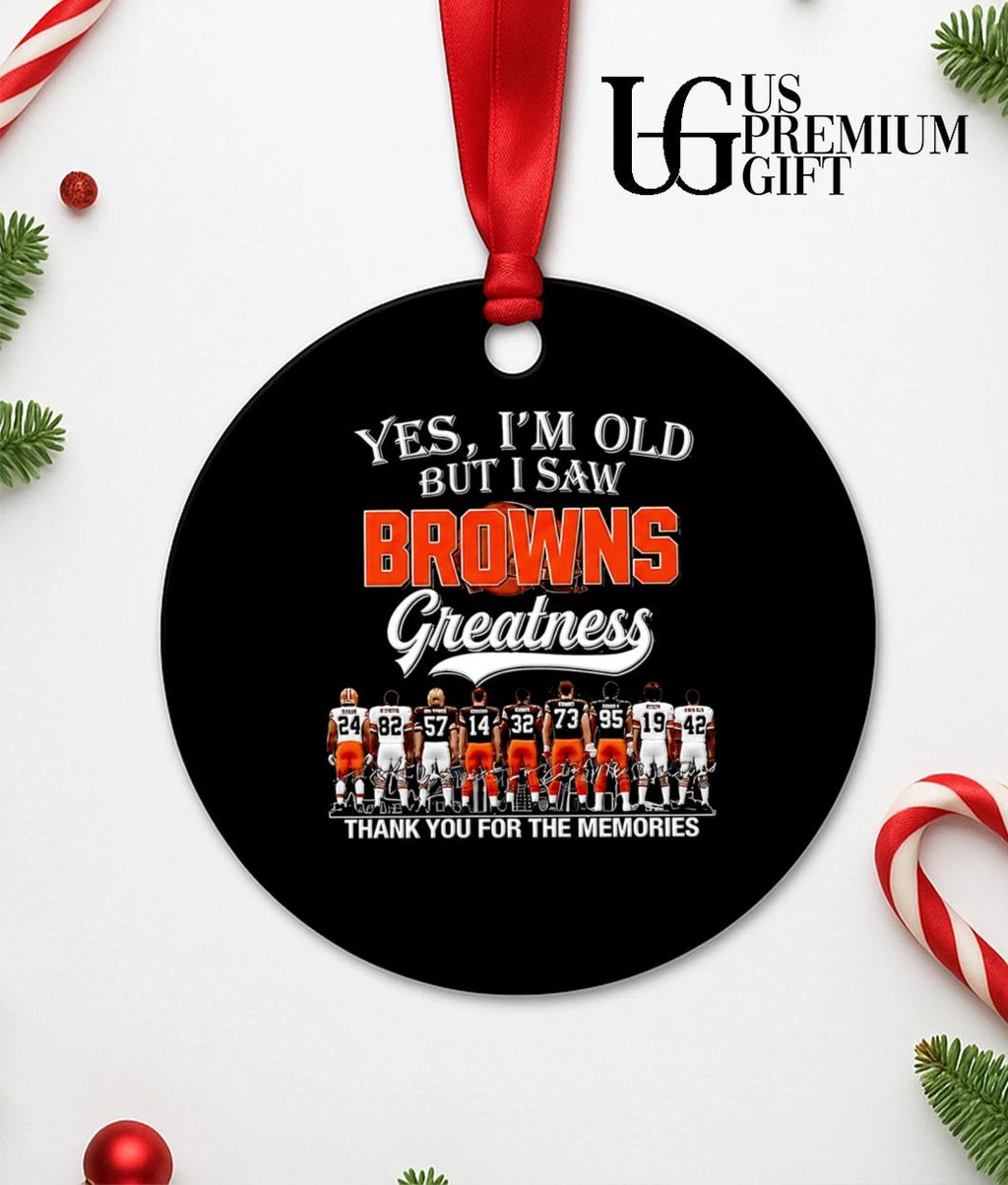 Yes I’m old but I saw Cleveland Browns Greatness Legends thank you for the memories signature shirt