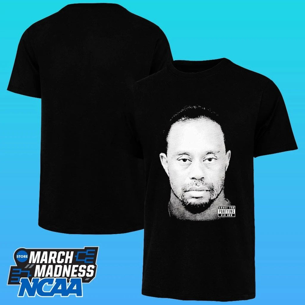 Tiger Woods Party Boy TW Mugshot Shirt