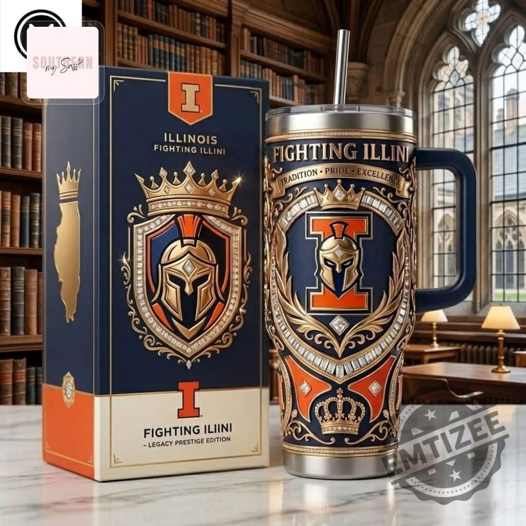 Illinois Fighting Illini Premium 40oz Tumbler
