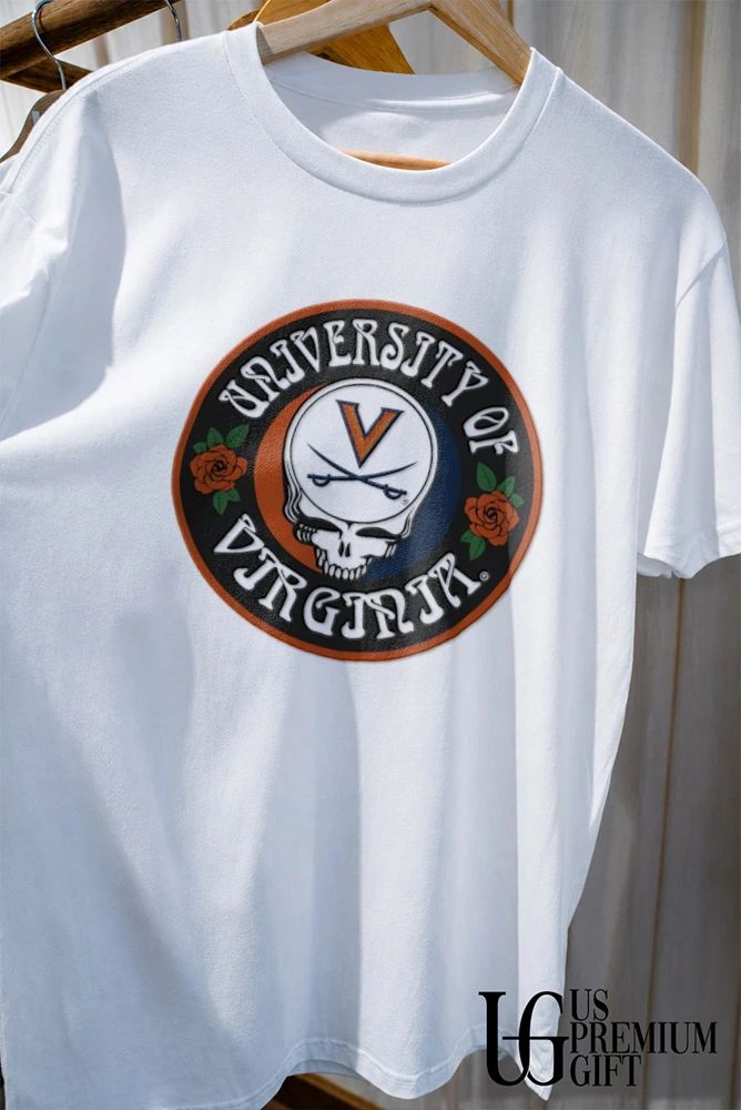 Virginia Cavaliers Grateful Dead Run For The Roses 2026 logo shirt