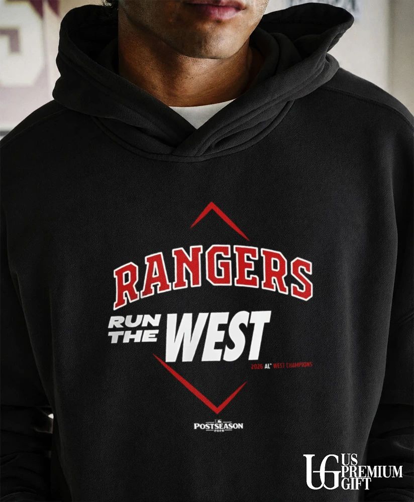 Run The West Texas Rangers 2026 AL West Division Champions shirt