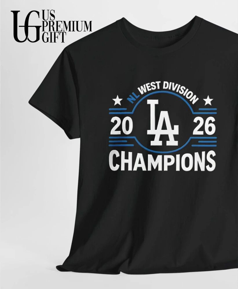 Los Angeles Dodgers NL West Division Champions 2026 shirt